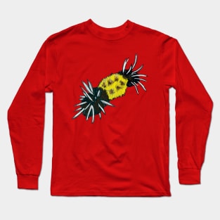 Yellow Spotted Tussock Caterpillar Long Sleeve T-Shirt